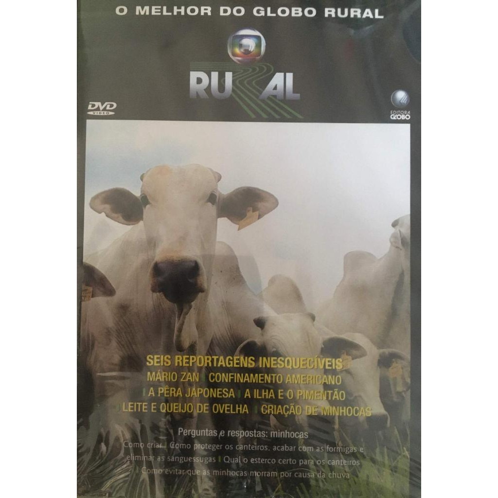DVD: O Melhor do Globo Rural - Seis Reportagens Inesquecíveis Autor: Globo Rural (Novo, Lacrado)