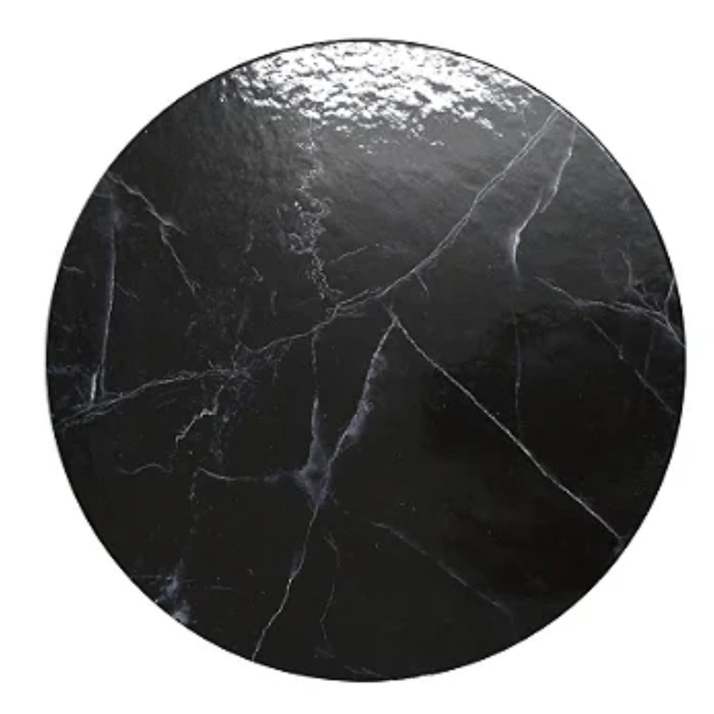 Disco para Bolos e Tortas Marmore Preto 32 cm - Papieri em Oferta na Shopee