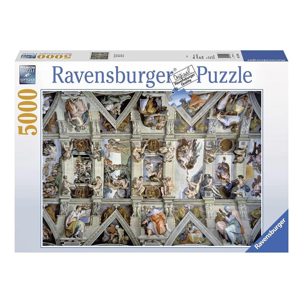 Puzzle 5000 peças A Capela Sistina - Ravensburger - Imp em Oferta na Shopee