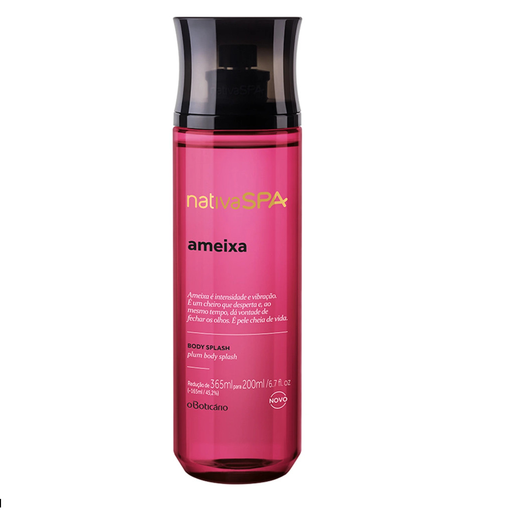 Body Splash Desodorante Colônia Ameixa Nativa SPA O Boticário 200ml