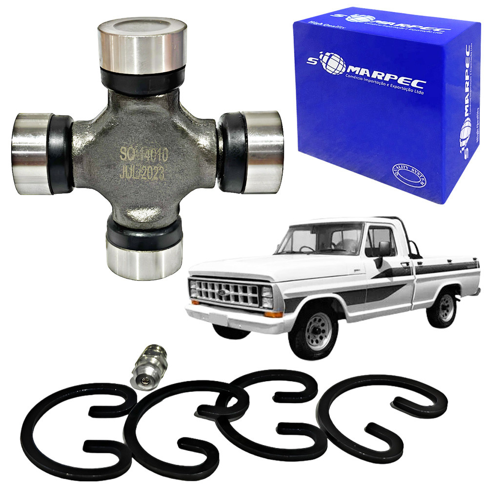 Cruzeta Do Cardan Ford F1000 4X2 MWM Ano 1979 1980 1981 1982 1983 1984 1985 Até 1992 Somarpec