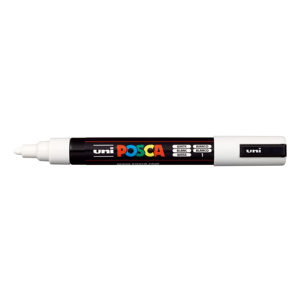Caneta Posca Pc-5m Ponta 2,5mm Branca - Uniball