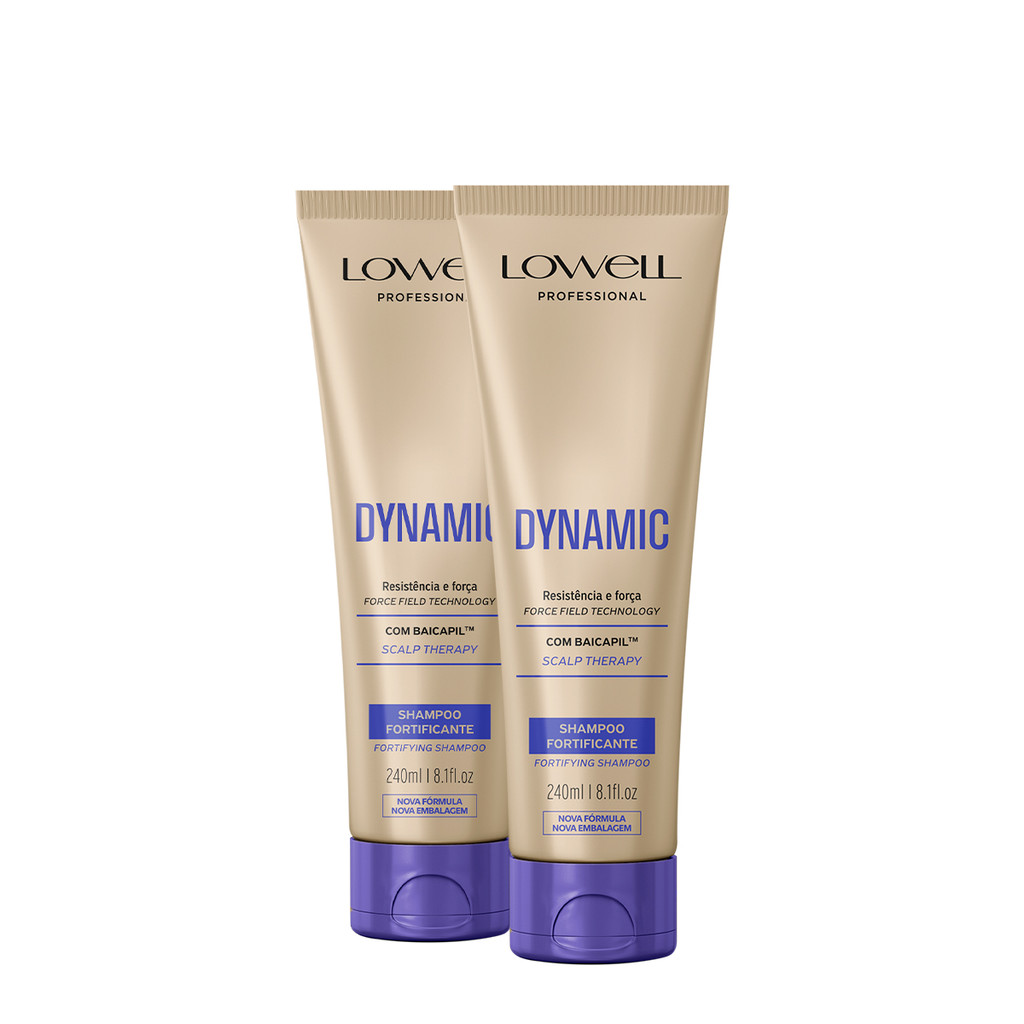 Kit Lowell Dynamic Scalp Therapy Shampoo Extra (2 unidades) em Oferta na Shopee