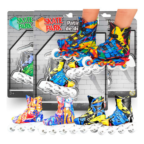 Brinquedo Skate Park Patins De Dedo Divertido Dmtoys Radical