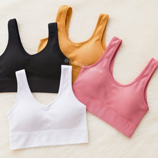 Sutiã Top Academia Com Bojo Em Poliamida Cores Sortidas - Top Import em Oferta na Shopee