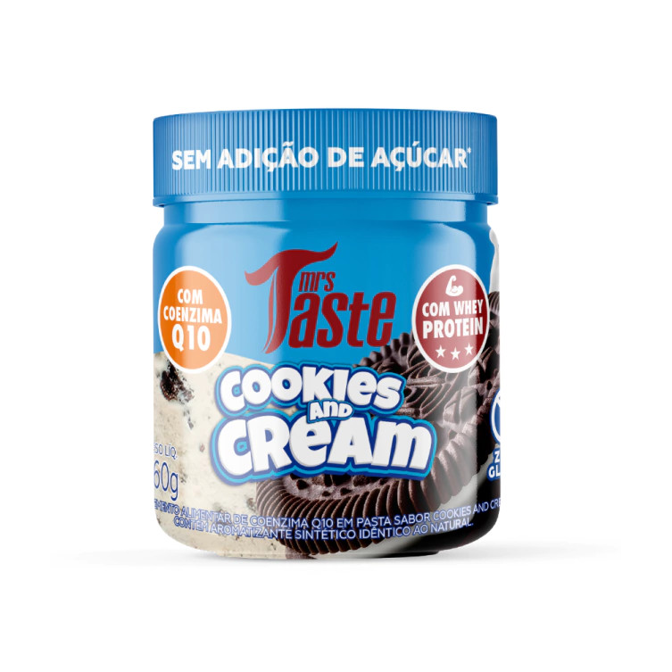 Creme Spread - Cookies And Cream 160g - Mrs Taste em Oferta na Shopee