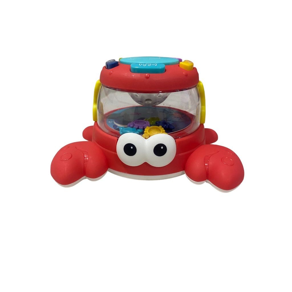 Brinquedo Musical Para Bebê Luzes Sons Tartaruga Caranguejo