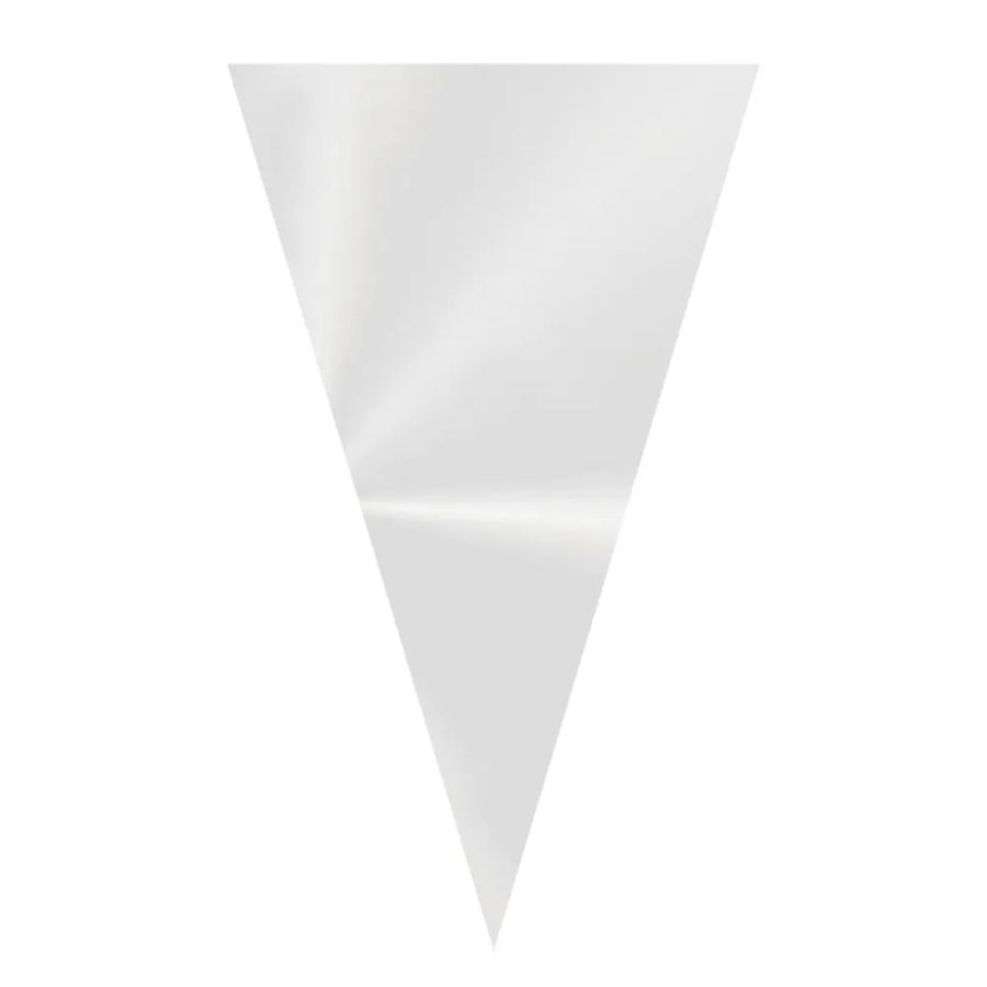 Cone Festa Transparente - 17,5x29,5cm - Embalagem Economica - 500 unidades - Cromus - Rizzo em Oferta na Shopee