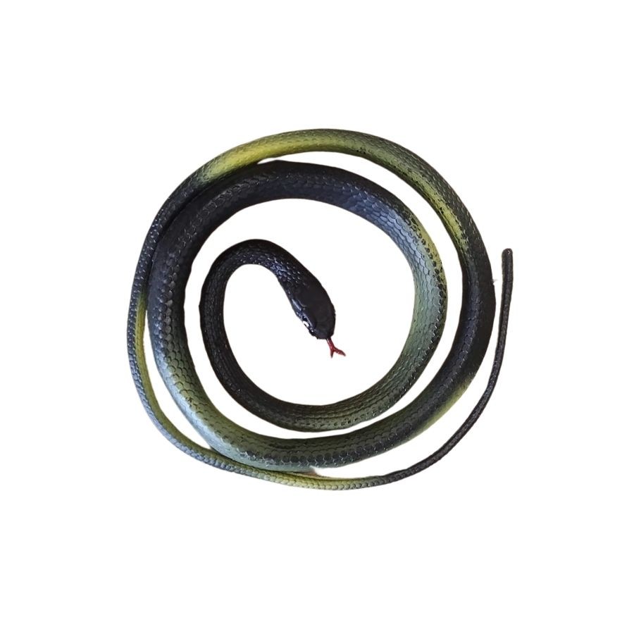Cobra de Plástico - Preto/Verde - 97cm - 1 unidade - Rizzo em Oferta na Shopee