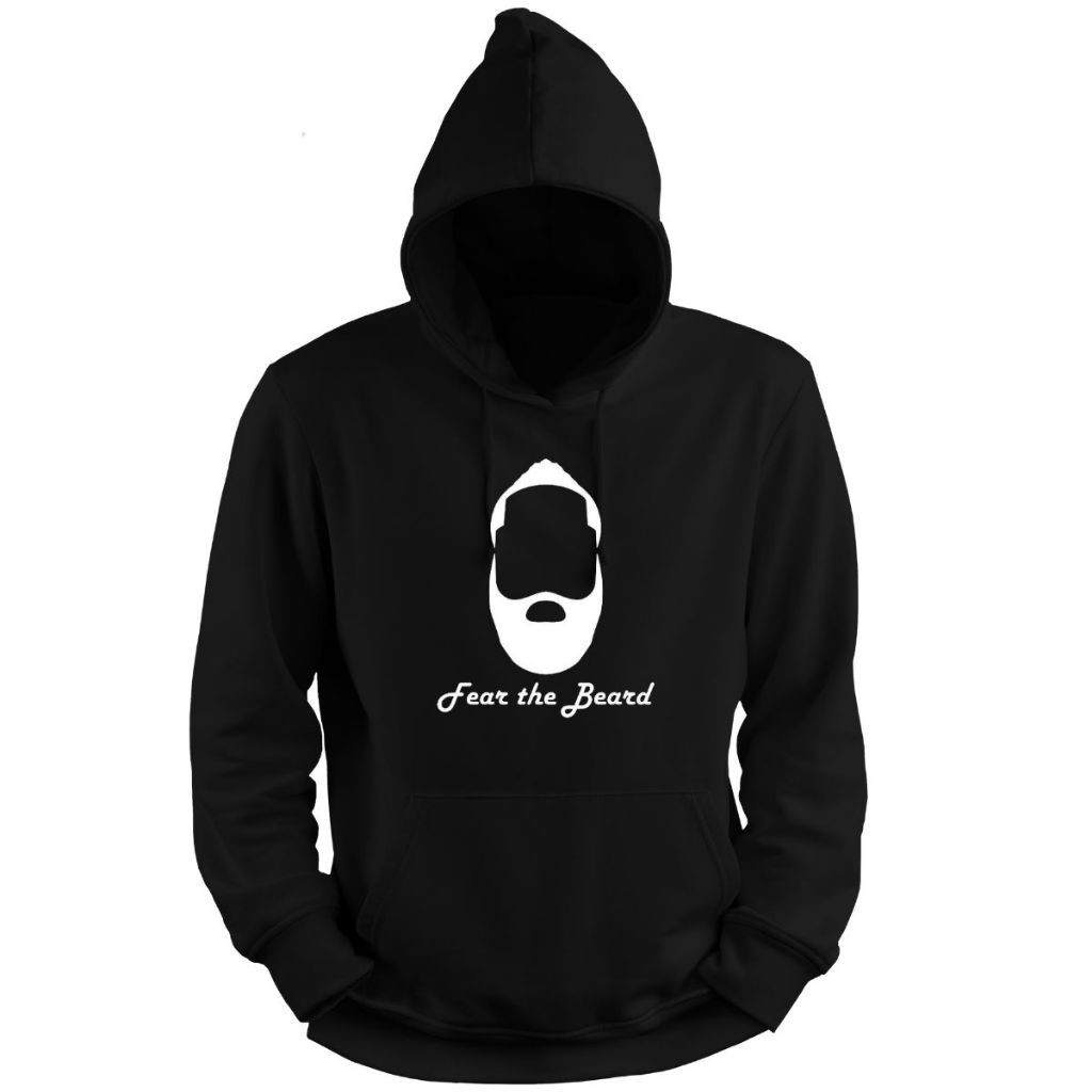 Blusa Moletom Capuz Basquete Fear The Beard Harden Basketball