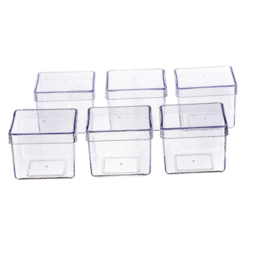 10 Caixinhas 5x5 Acrílica Transparente Kit Caixinhas Para Lembrancinhas
