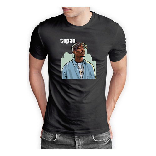 Camiseta Streetwear  Tupac Shakur 2pac Thug Life Rap Anos 90 Swag 100% Algodão Envio Imediato