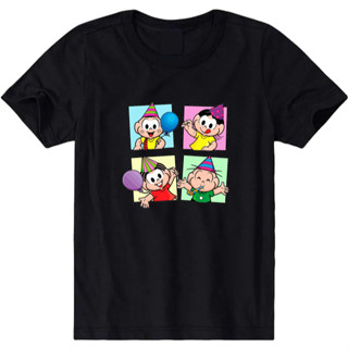 CAMISETA INFANTIL QUADRINHOS TURMA DA MÔNICA 100% Algodão Envio Imediato em Oferta na Shopee