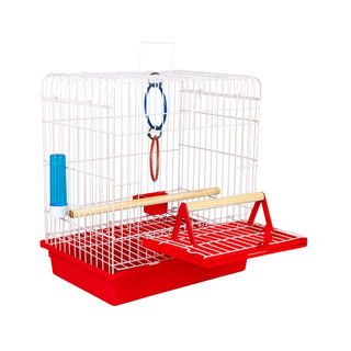 Gaiola Calopsita Junior Metal e Plástico Resistente Segurança Jel Plast Pet Piu em Oferta na Shopee