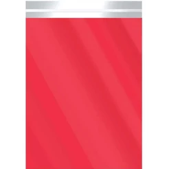 Saco Metalizado com Aba Adesiva Vermelho 10x13,5cm - 50 unidades - Cromus - Rizzo