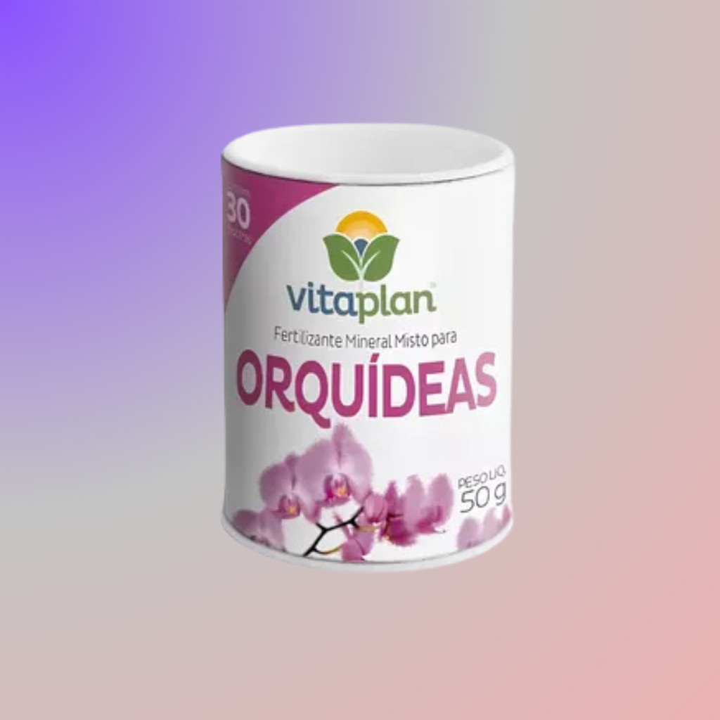Fertilizante Pastilha Para Orquídeas 50g Vitapalan