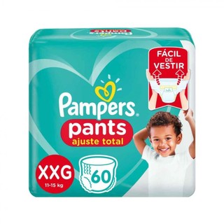Fralda Pampers Pants Ajuste Total XXG 60 Unidades – Liberdade de Movimento com Maxima Protecao