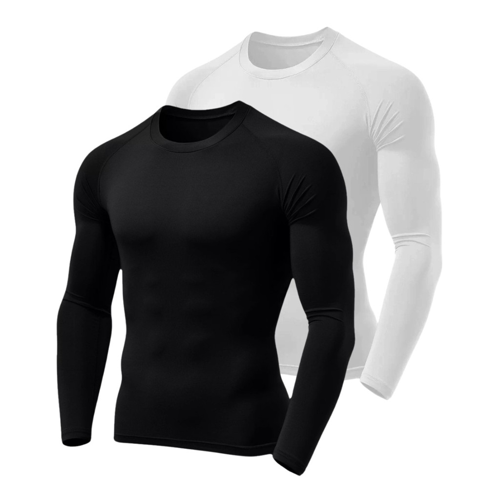 Kit 2 Camiseta Manga Longa Proteção UV - Men Clothes