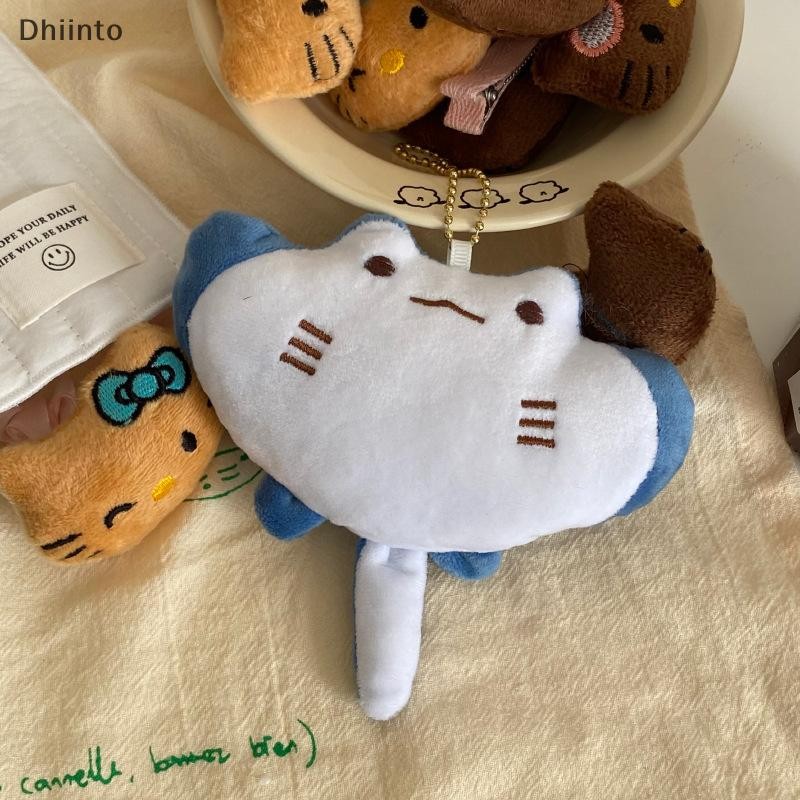 [Dhiint] Chaveiro Criativo Pingente De Pelúcia Desenho Animado Animal Marinho Raios Do Diabo Boneca Plushies Ornamento E