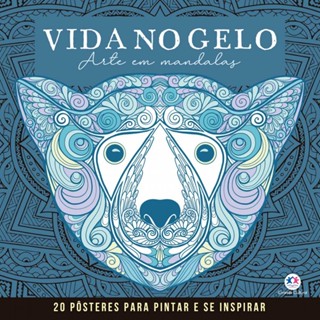 Livro Livro para colorir Vida no Gelo - Mandalas para Pintar e se em Oferta na Shopee