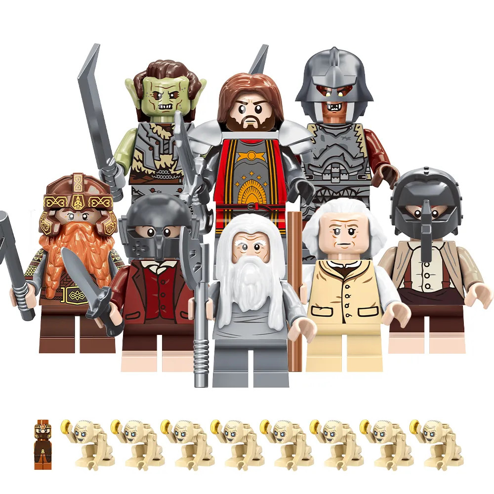 TV6410 TV5075-TV5082 Action Figures Bloco De Construção Coleção Brinquedos Para Criançaa