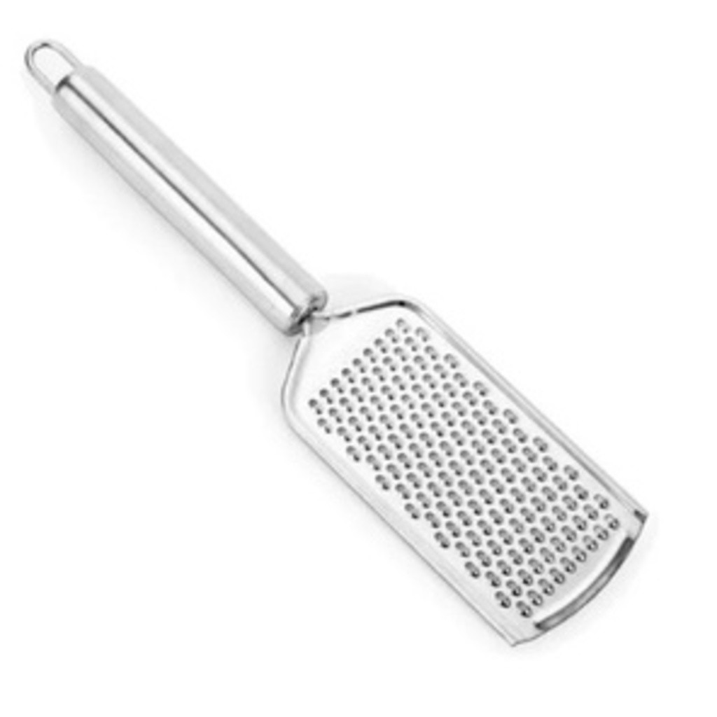 OFERTA Ralador De Aço Fino Inox Multifuncional Para Queijo e Legumes Cozinha Fino 24cm x 5,5cm