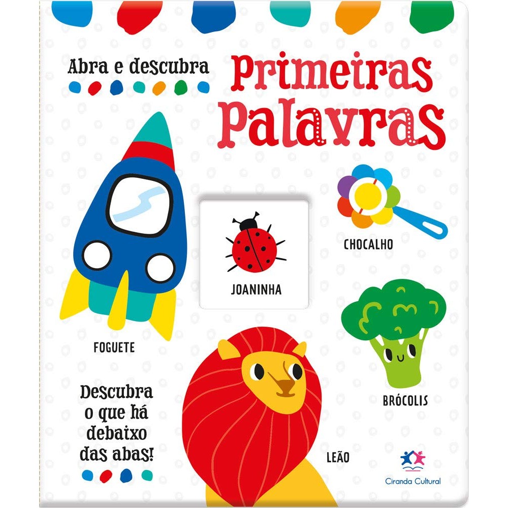 Primeiras Palavras - Abra E Descubra - Almofadado em Oferta na Shopee