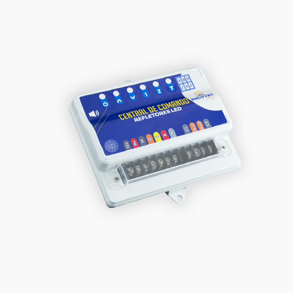 CENTRAL DE COMANDO COM TIMER P/ AUTOMACAO ILUMINACAO BRUSTEC