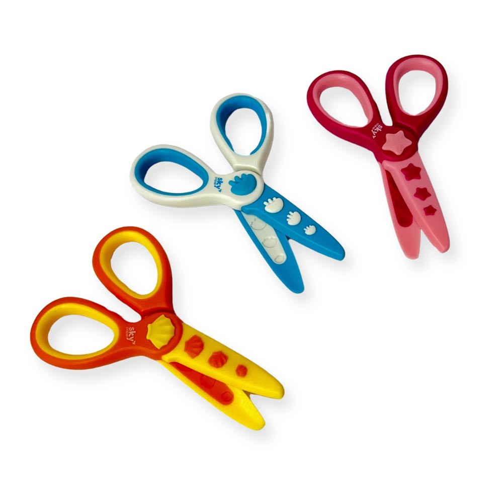 Tesoura Escolar Kids 13cm SkyPaper em Oferta na Shopee
