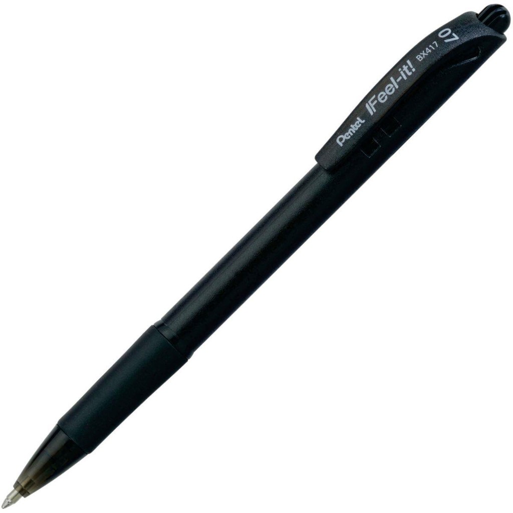 Caneta esferografica Feel It 0,7mm Preta - Pentel em Oferta na Shopee