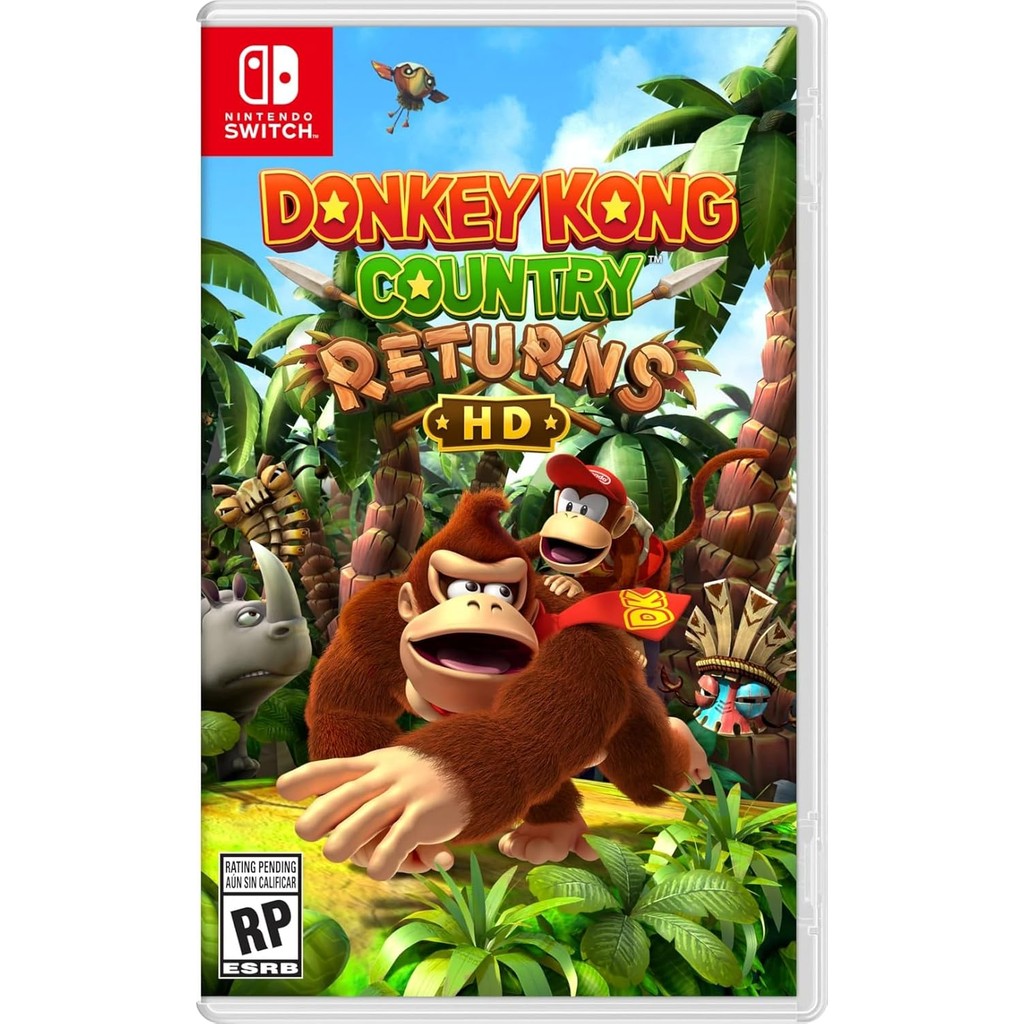 Donkey Kong Country Returns HD Switch BR Midia Fisica em Oferta na Shopee