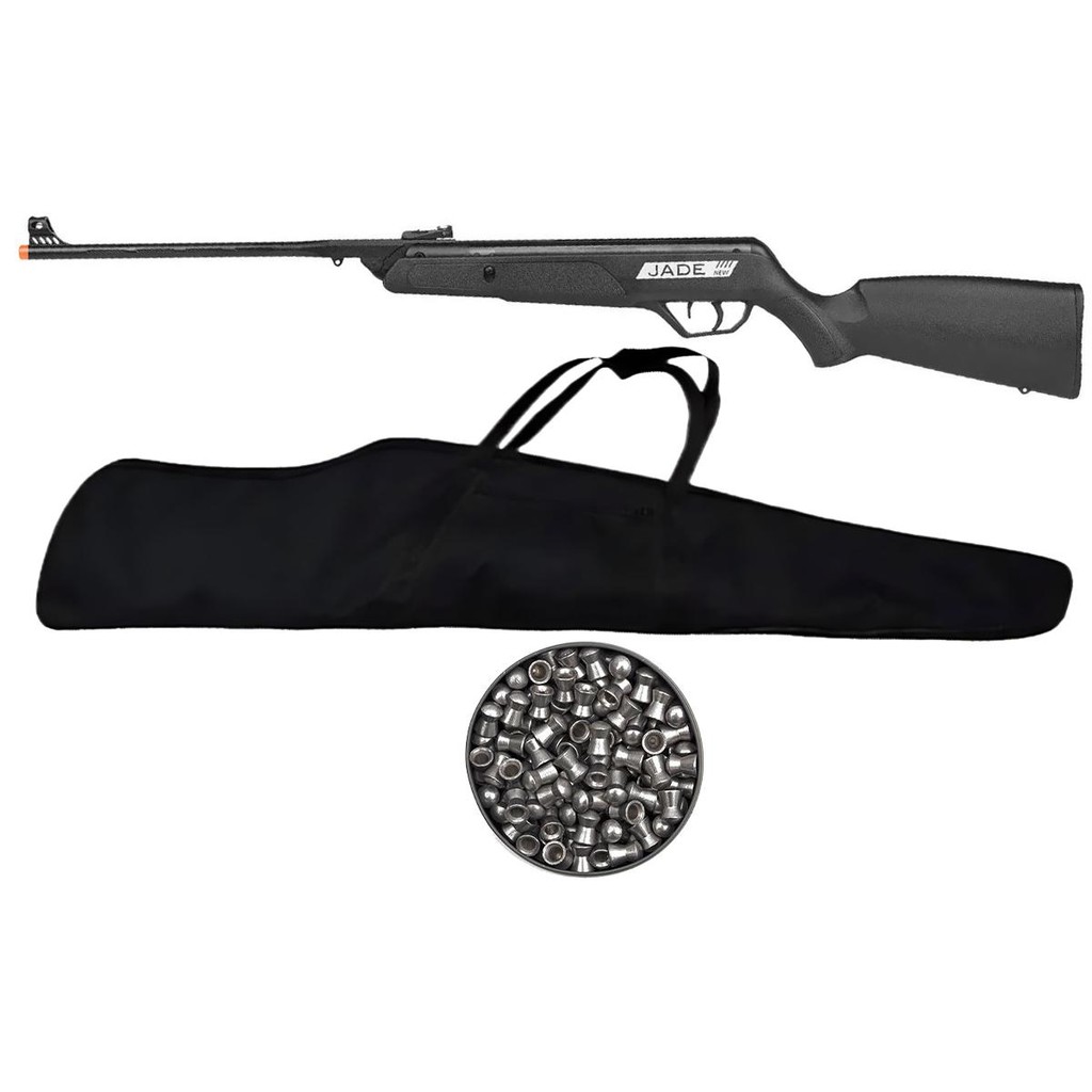 Carabina de Pressão New Jade 4.5mm - CBC + Chumbo + Capa em Oferta na Shopee