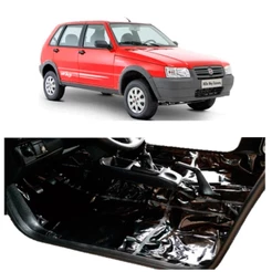 Tapete Carpete Assoalho Vinil Liso Fiat Uno Fire 99 Á 2013