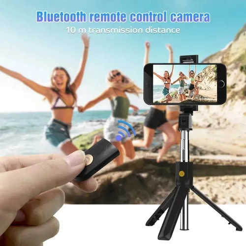 Bastão Pau de Selfie Vertical Horizontal Bluetooth 60 Retrátil suporte tripé para celular