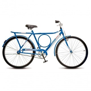 Bicicleta Colli Barra Sport Aro 26 Em Ferro Com Bagageiro E Capa Corrente Azul em Oferta na Shopee