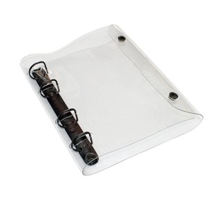 Fichário A5 PVC Cristal Ferragem Preta (Só Capa) em Oferta na Shopee