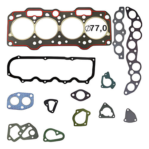 Jogo Junta Superior Cabeçote Fiat Palio Uno 1.0 1.5 8v 96/..