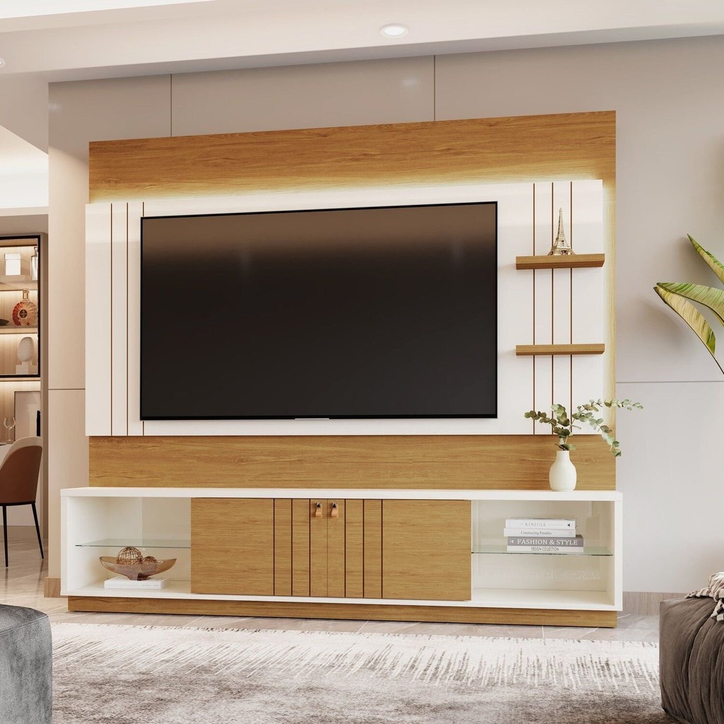 Estante para Tv 65 Polegadas com Led Guaíba - Home & Living