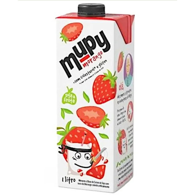 Suco De Soja Mupy Morango 1 Litro em Oferta na Shopee