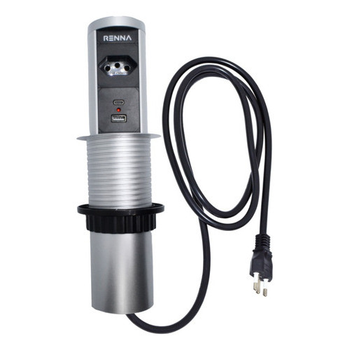 Torre 1 Tomada 2 Usb Tipo A /c + Carregamento Wireless