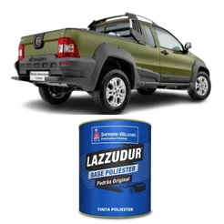 TINTA AUTOMOTIVA POLIESTER VERDE SAVAGE 2005/2014 FIAT 900ML LAZZUDUR