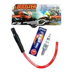Kit Vela Iridium + Cabo Ibooster F3 Cg Titan 150 fan 160 nxr 160 2008 2024
