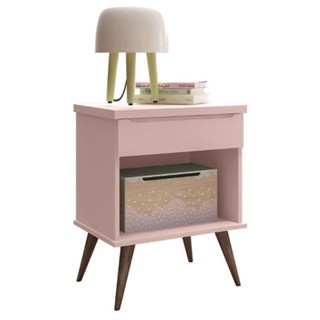 Mesa de Apoio Infantil Retrô Melinda com 1 Gaveta - Phoenix Baby em Oferta na Shopee