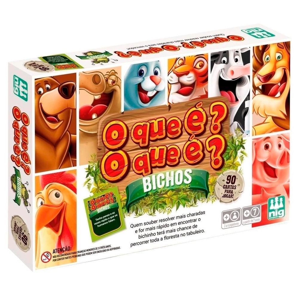 Jogo O Que É O Que É? Bichos Nig