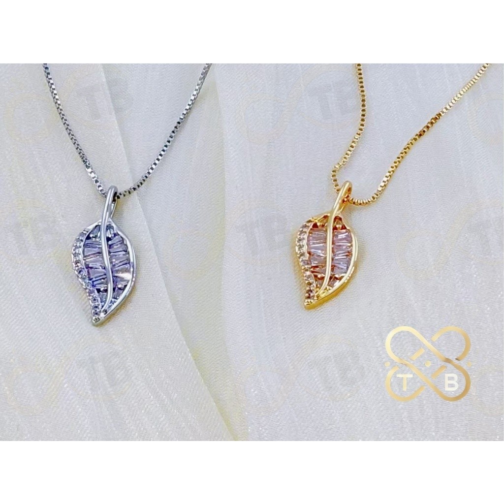 TB Acessórios Moda Feminina De Ouro/Prata Pingente De Folha De Para Festa De Casamento Acessórios De