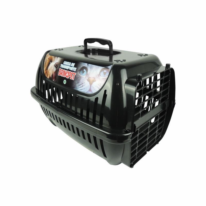 Caixa de Transporte Nº1 Premium Para Cachorro Gato Coelho Hamsters Pets Com Alça Reforçada BRINQPET