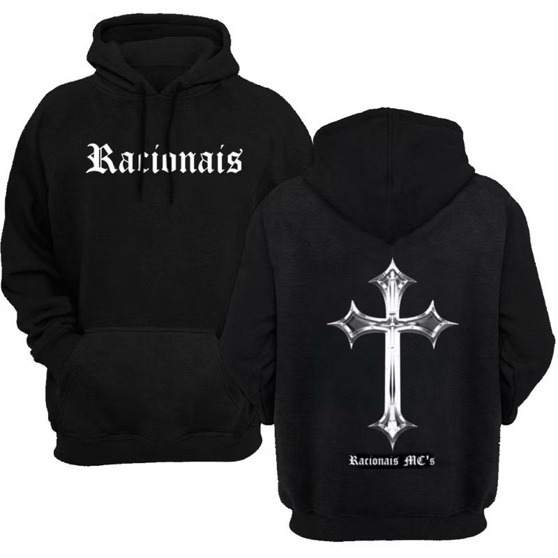 Blusa de Frio Masculino /feminino Adulto e Infantil Racionais Moletom Flanelado Alta Qualiade Agasalho Com Bolsos frio