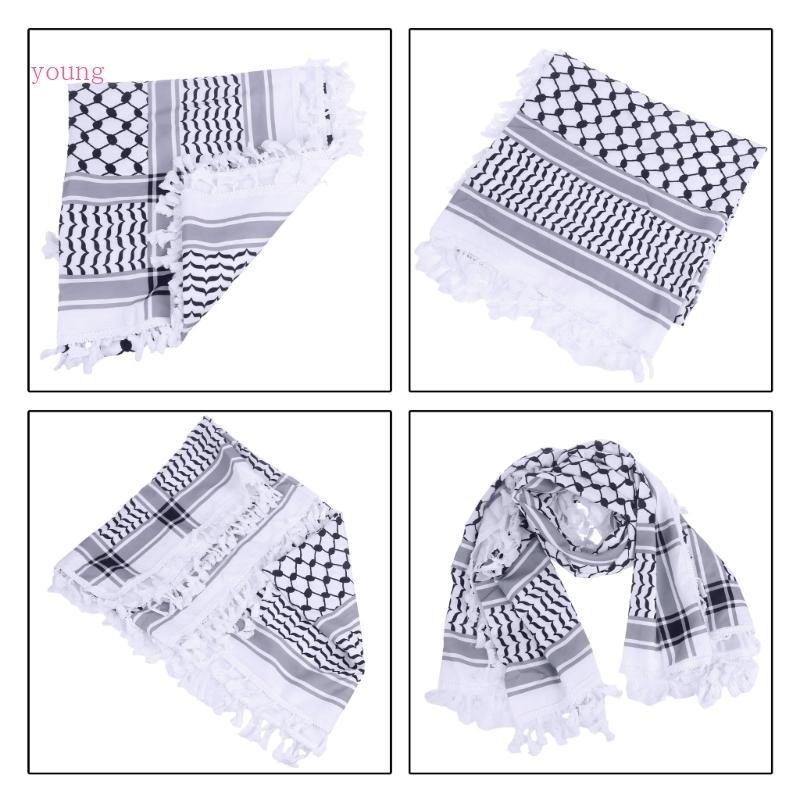 Lenço Jovem Shemagh Keffiyeh Palestina Cachecol Masculino Feminino Xale Envoltório em Oferta na Shopee