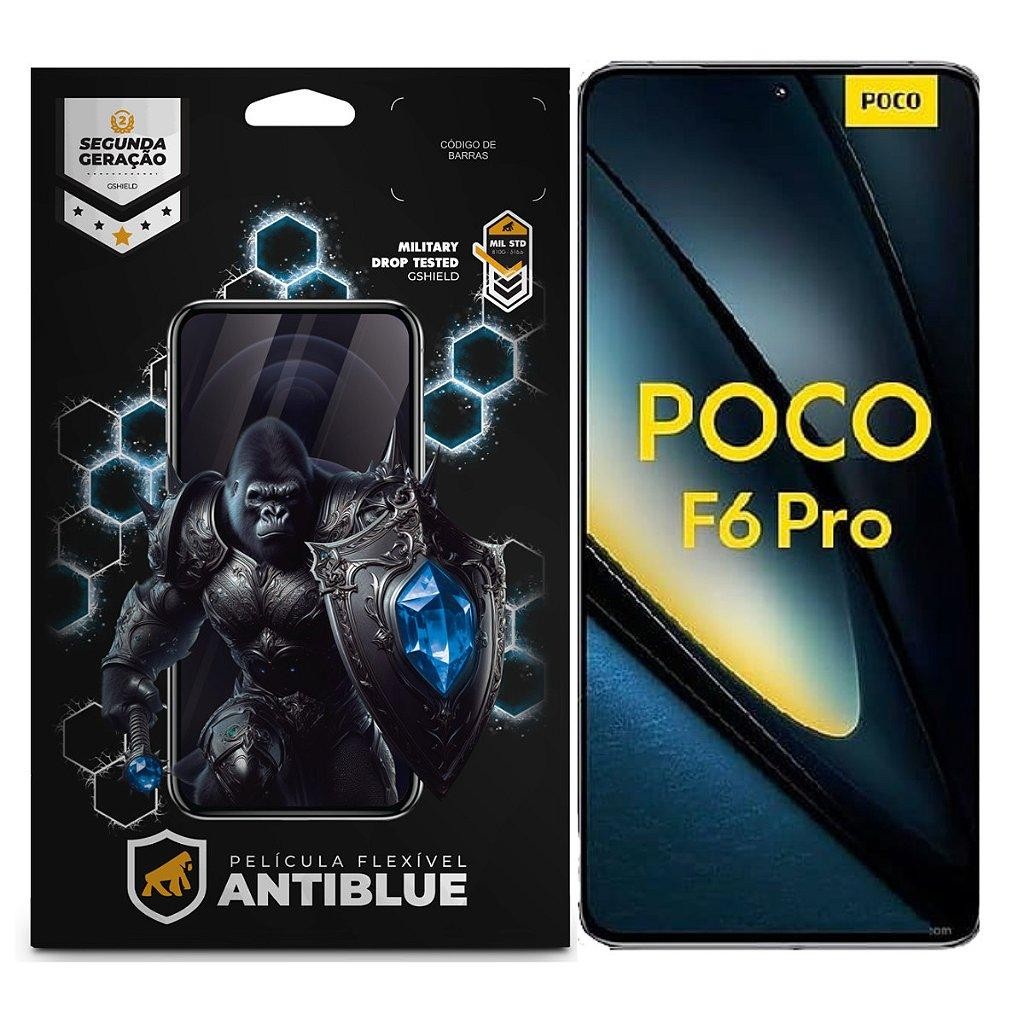 Película Protetora Anti Luz Azul para Xiaomi Poco F6 Pro  - AntiBlue - Gshield