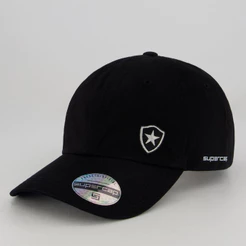 Boné Botafogo Bordado Preto